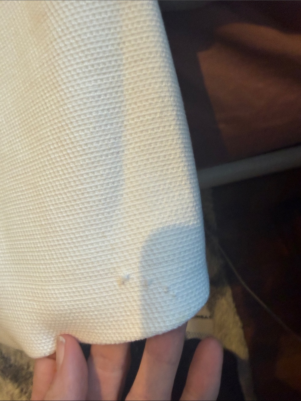 Veronica Beard Tamara Ivory vest with Tortoise buttons 10 - Picture 2 of 3